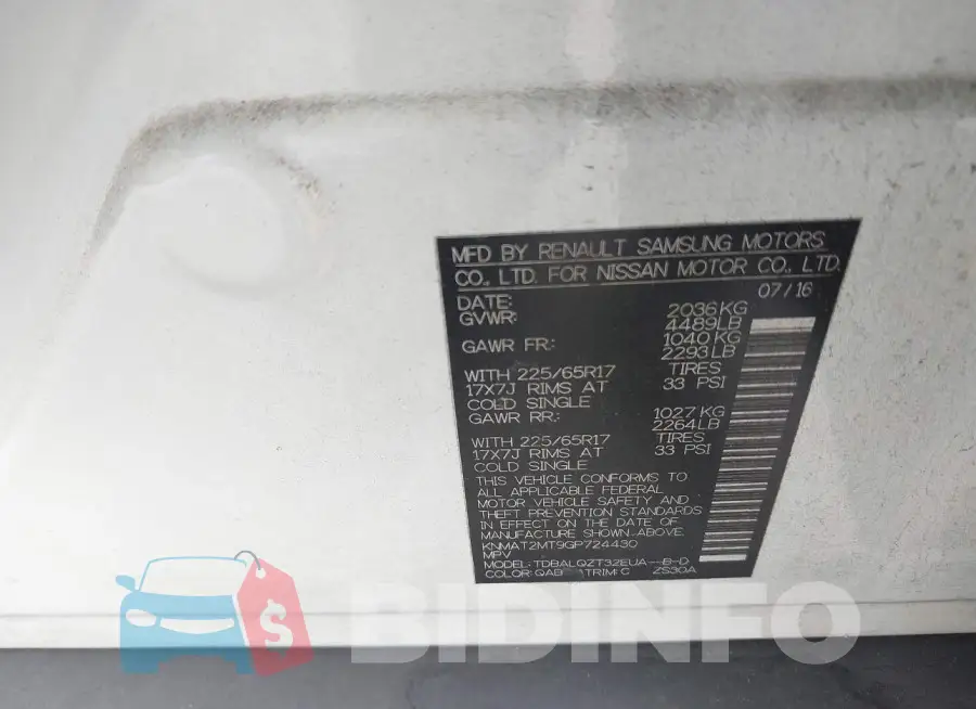 KNMAT2MT9GP724430 Photo# 9