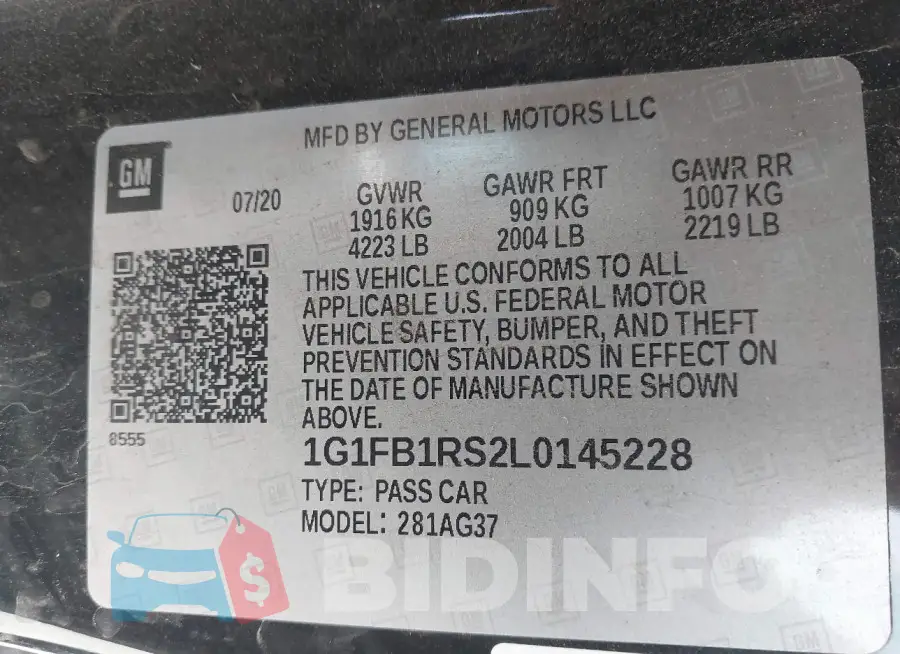 1G1FB1RS2L0145228 Photo# 9