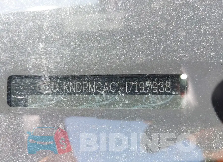 KNDPMCAC1H7197938 Photo# 9