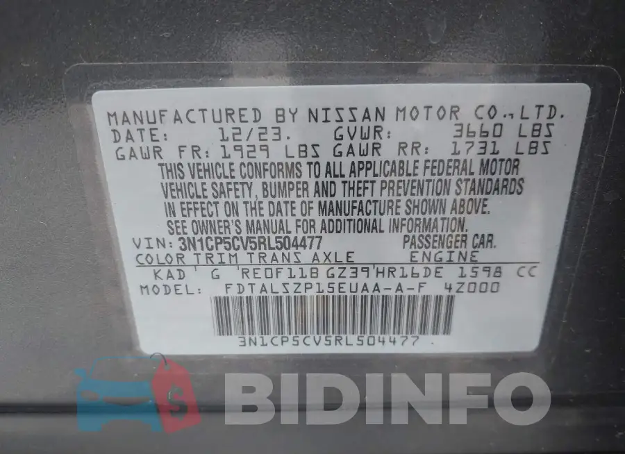 3N1CP5CV5RL504477 Photo# 9