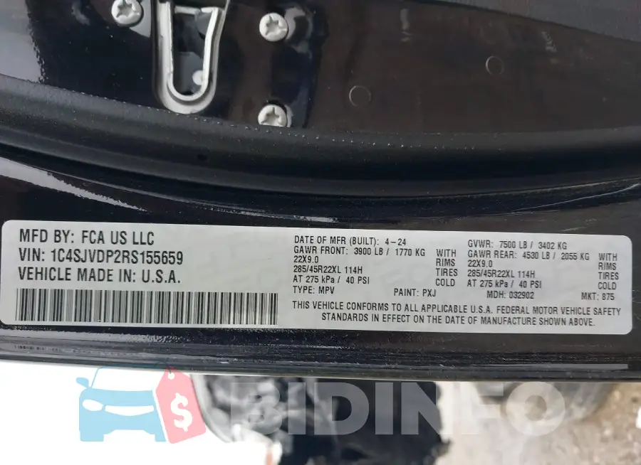 1C4SJVDP2RS155659 Photo# 9