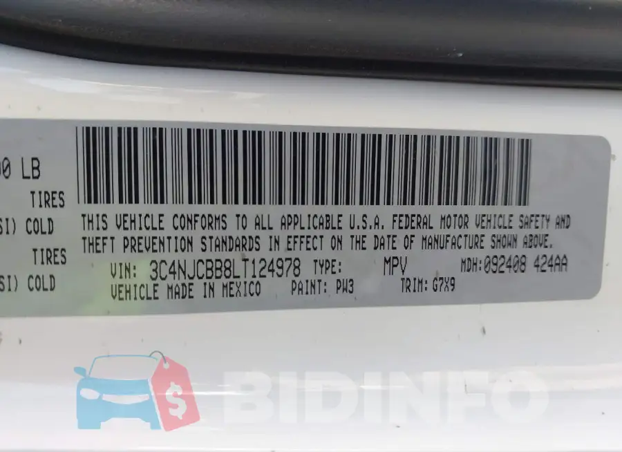 3C4NJCBB8LT124978 Photo# 9
