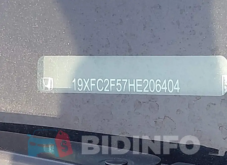 19XFC2F57HE206404 Photo# 9