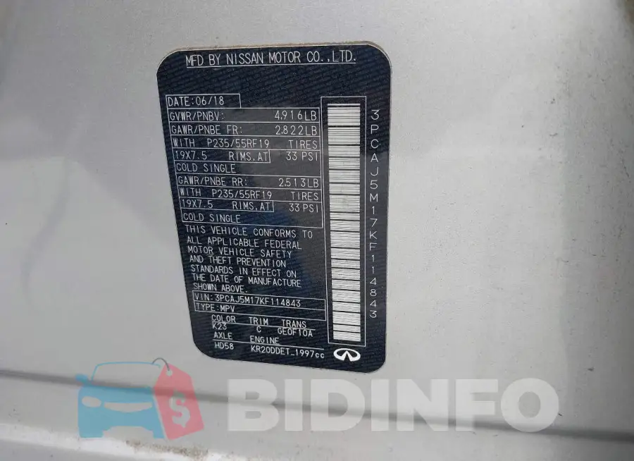 3PCAJ5M17KF114843 Photo# 9