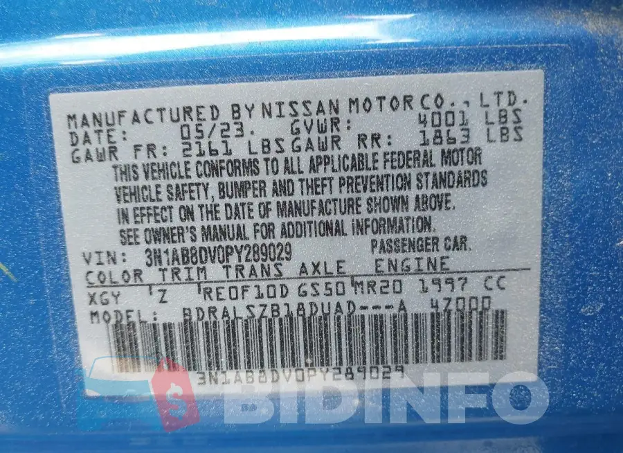 3N1AB8DV0PY289029 Photo# 9