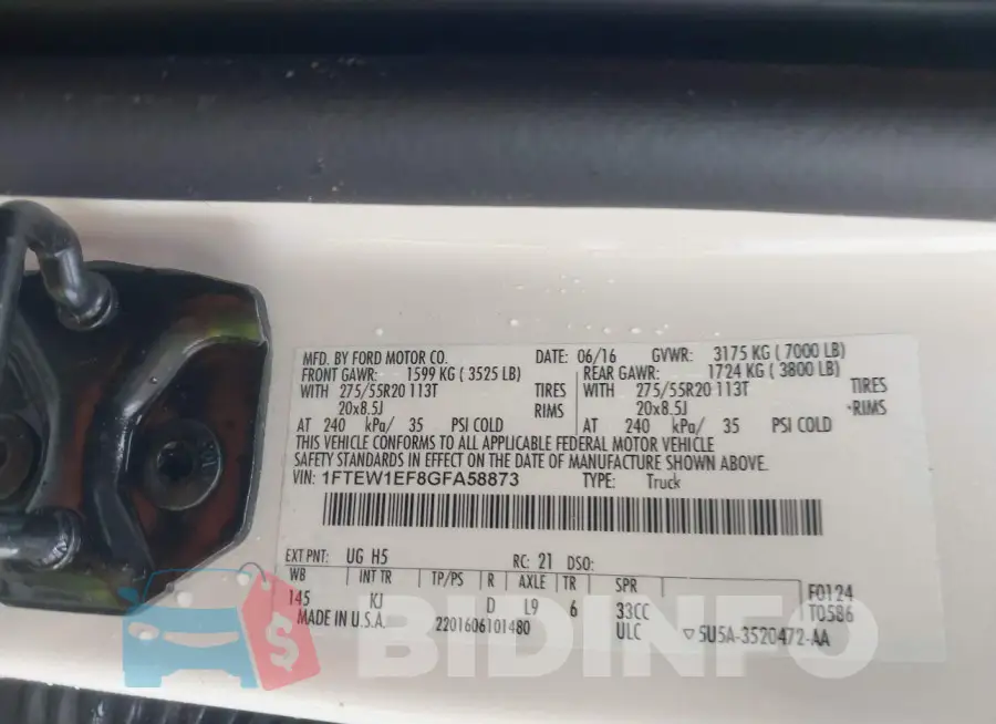 1FTEW1EF8GFA58873 Photo# 9