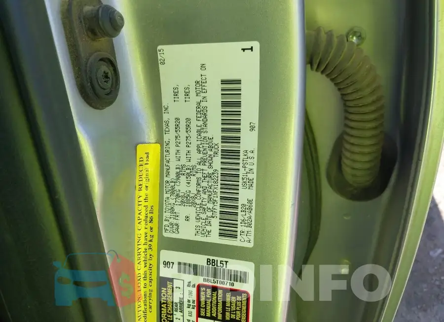 5TFFY5F1XFX182239 Photo# 9