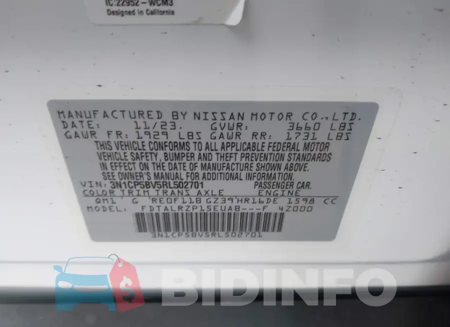 3N1CP5BV5RL502701 Photo# 9
