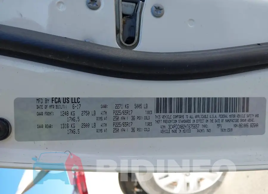 3C4PDCAB2HT675657 Photo# 9
