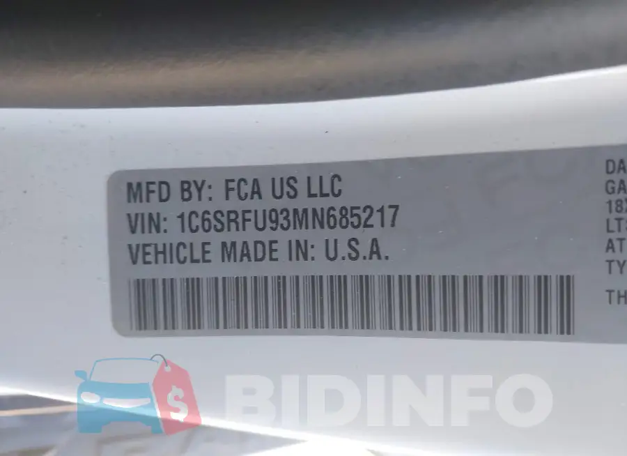1C6SRFU93MN685217 Photo# 9