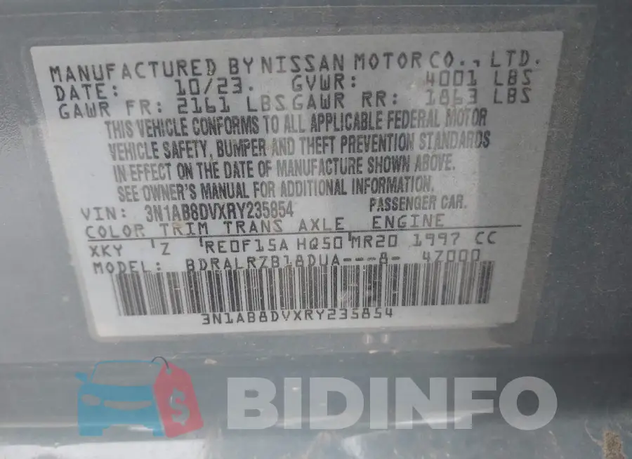 3N1AB8DVXRY235854 Photo# 9
