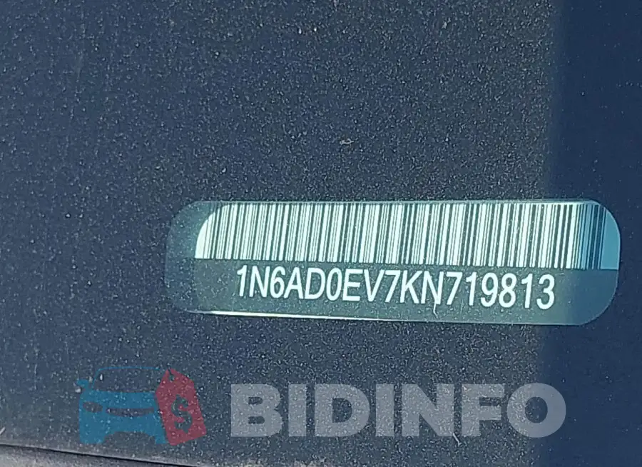 1N6AD0EV7KN719813 Photo# 9