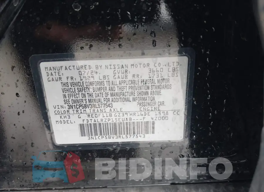 3N1CP5BV3RL577543 Photo# 9