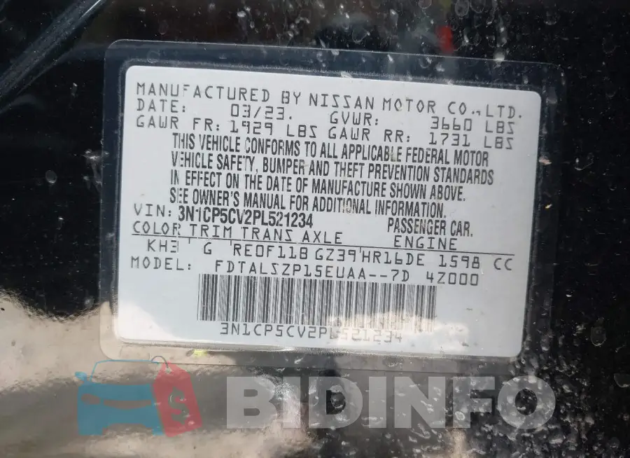 3N1CP5CV2PL521234 Photo# 9