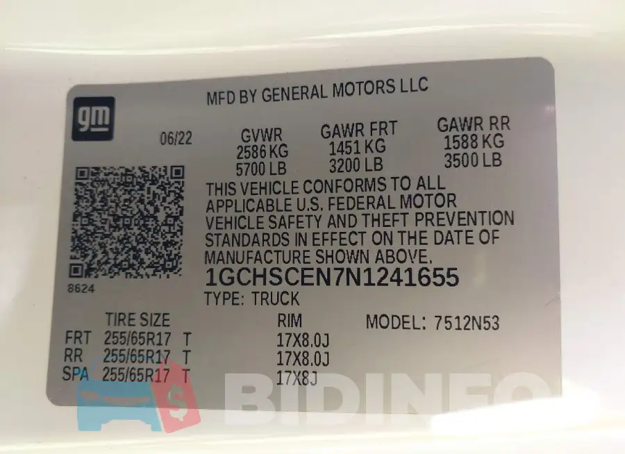 1GCHSCEN7N1241655 Photo# 9