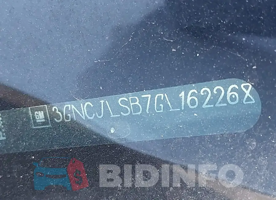 3GNCJLSB7GL162268 Photo# 9