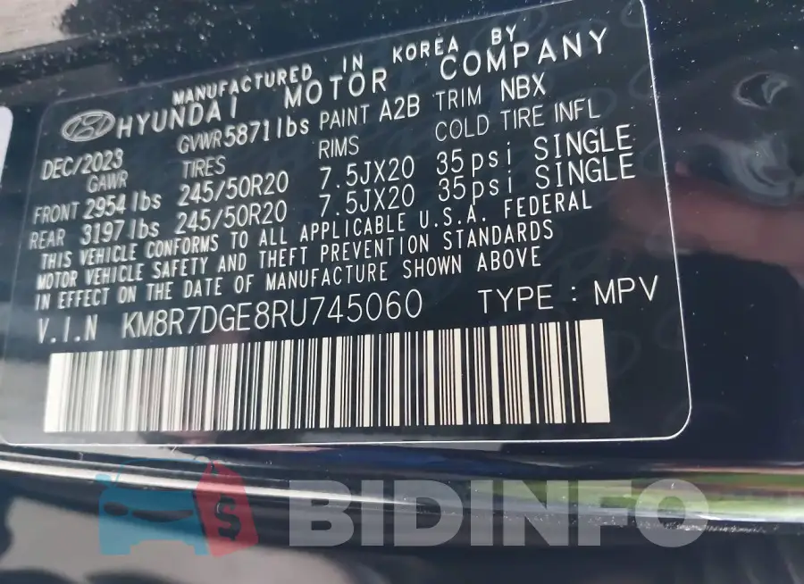 KM8R7DGE8RU745060 Photo# 9