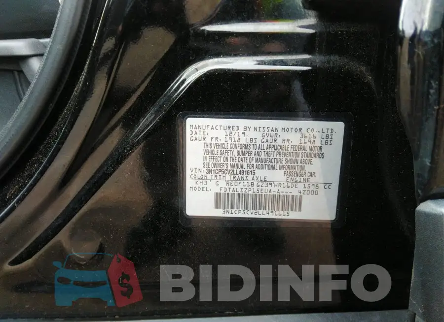 3N1CP5CV2LL491615 Photo# 9