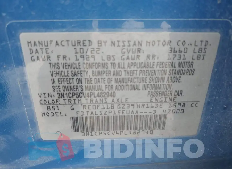 3N1CP5CV4PL482940 Photo# 9