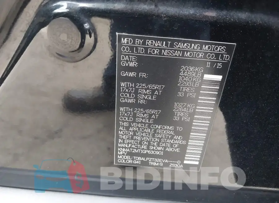 KNMAT2MT1GP630901 Photo# 9