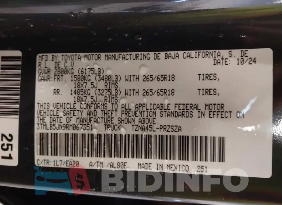 3TMLB5JN9RM067351 Photo# 9