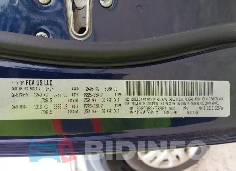 3C4PDCAB5HT582924 Photo# 9
