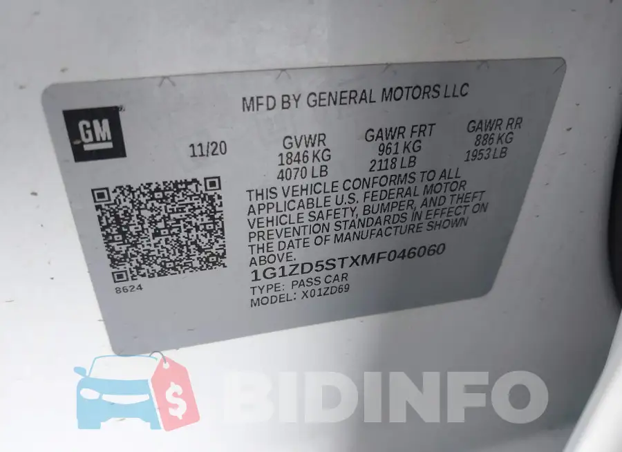 1G1ZD5STXMF046060 Photo# 9