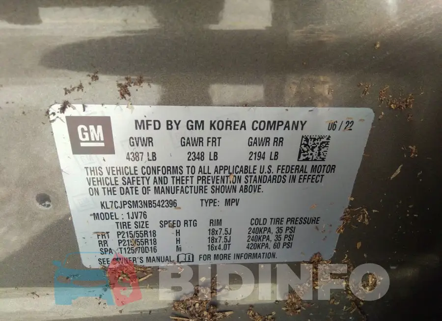 KL7CJPSM3NB542396 Photo# 9