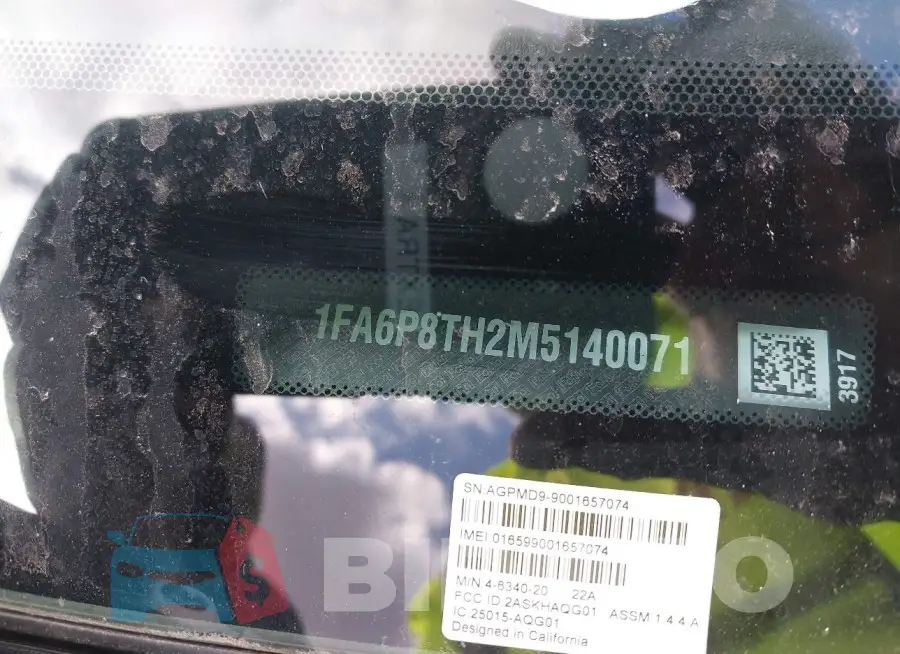 1FA6P8TH2M5140071 Photo# 9