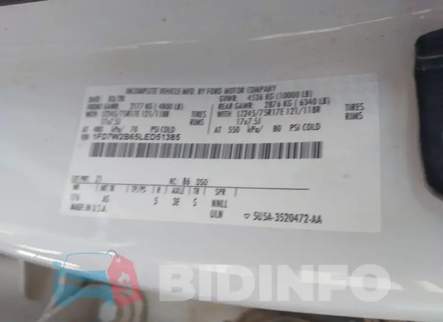 1FD7W2B65LED51385 Photo# 9