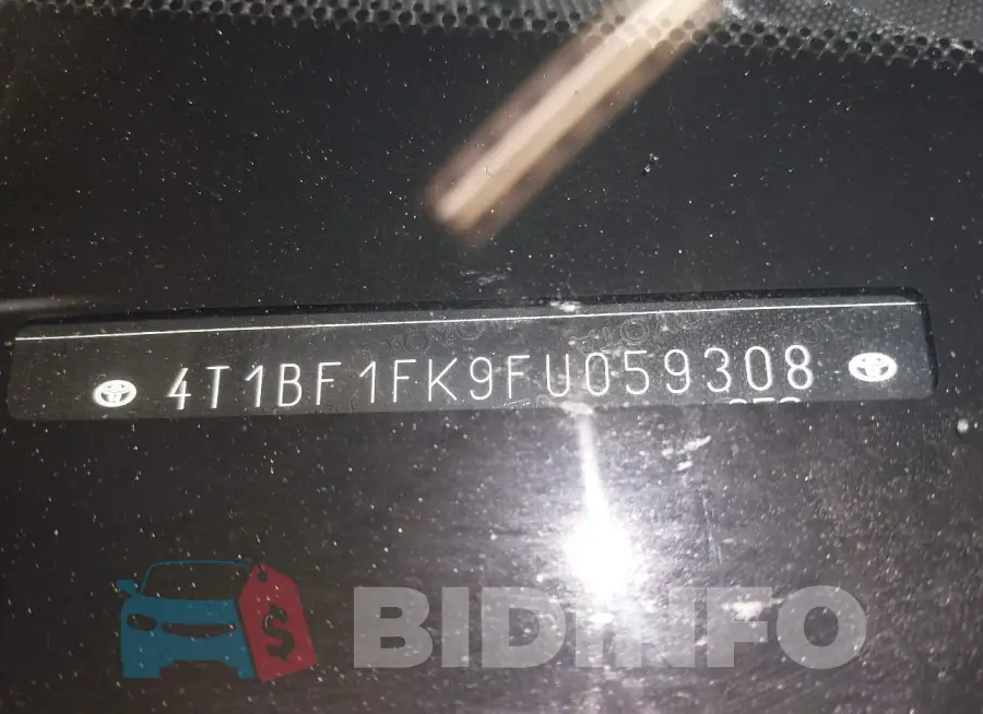 4T1BF1FK9FU059308 Photo# 17