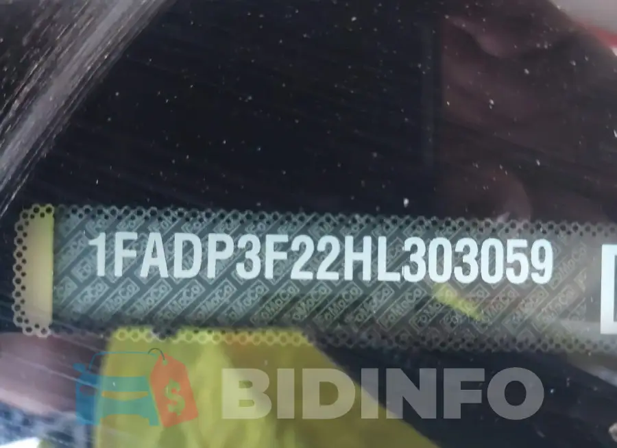 1FADP3F22HL303059 Photo# 9