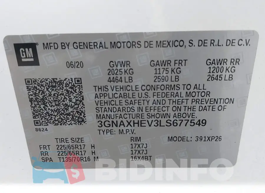 3GNAXHEV3LS677549 Photo# 9