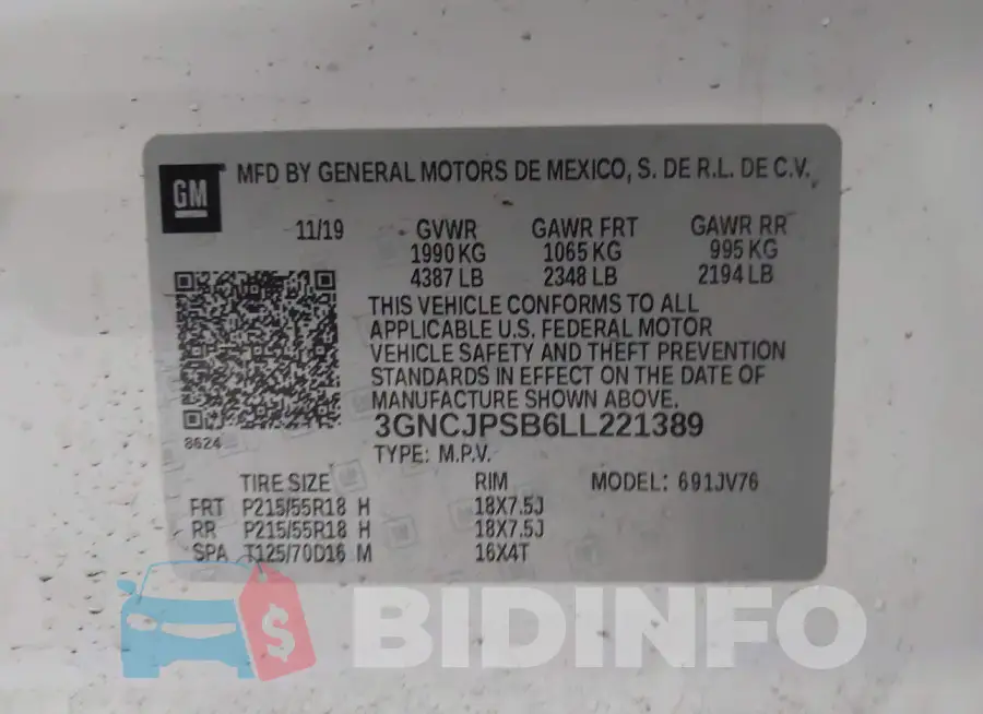 3GNCJPSB6LL221389 Photo# 9