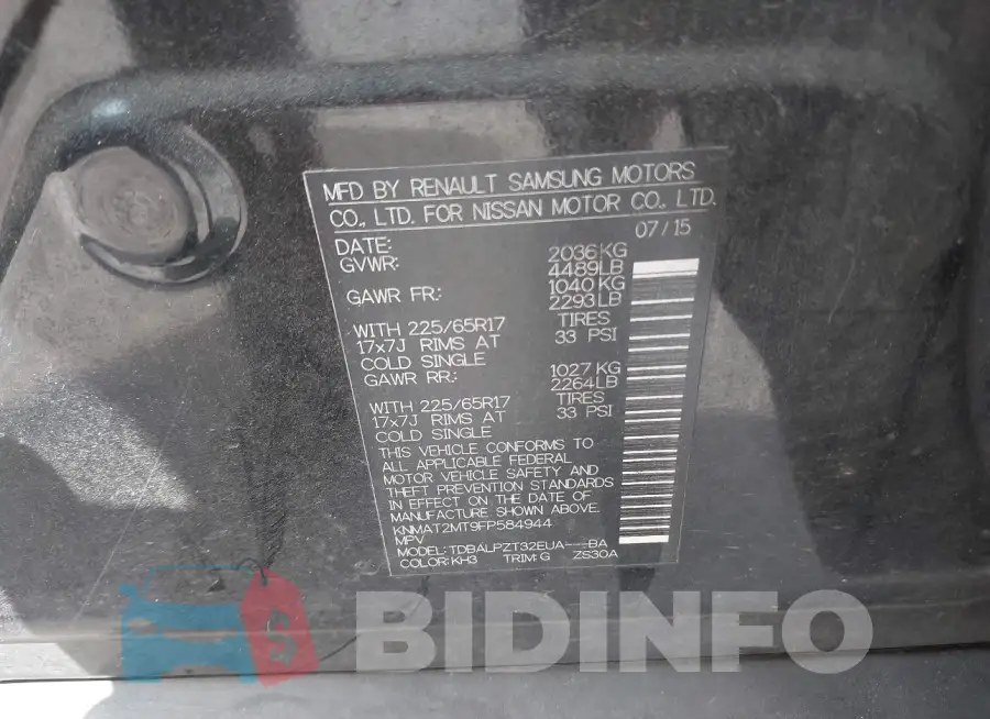 KNMAT2MT9FP584944 Photo# 9