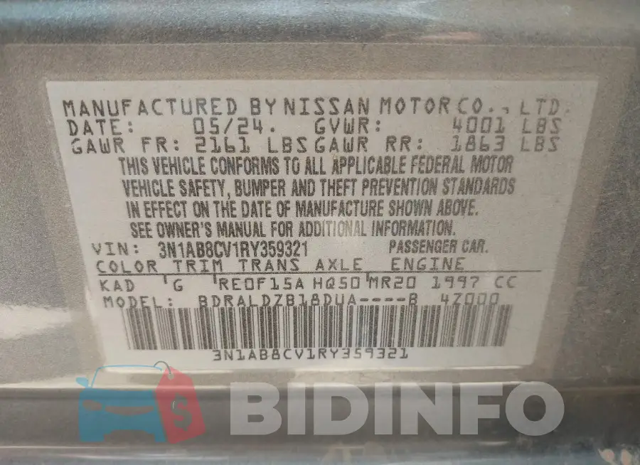 3N1AB8CV1RY359321 Photo# 9