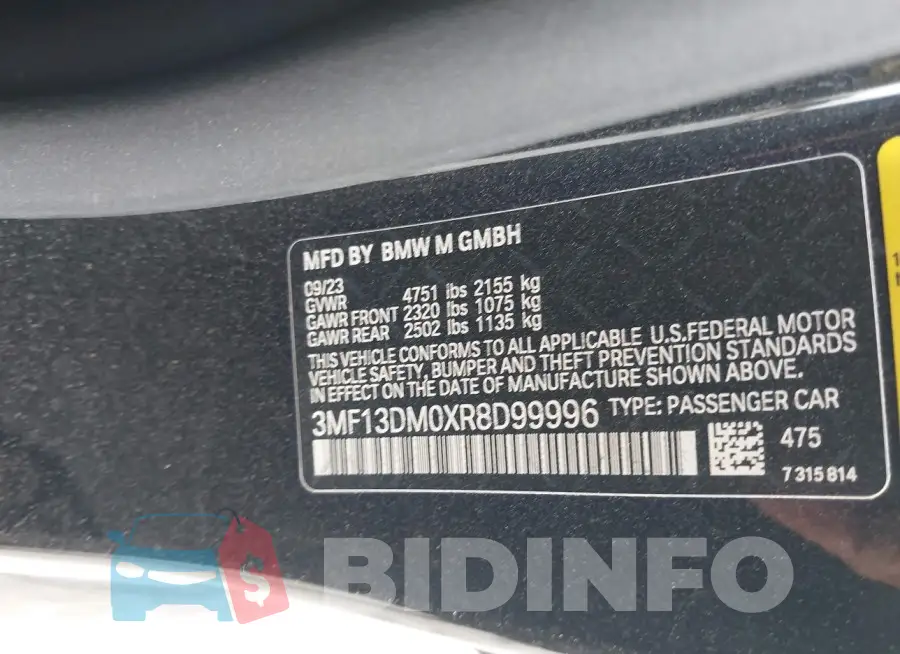 3MF13DM0XR8D99996 Photo# 9