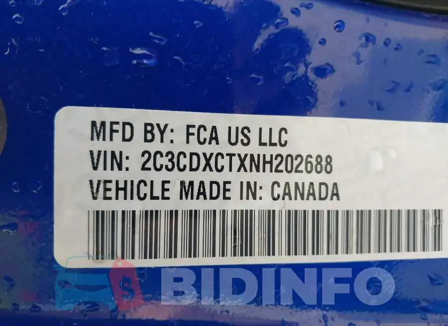 2C3CDXCTXNH202688 Photo# 9