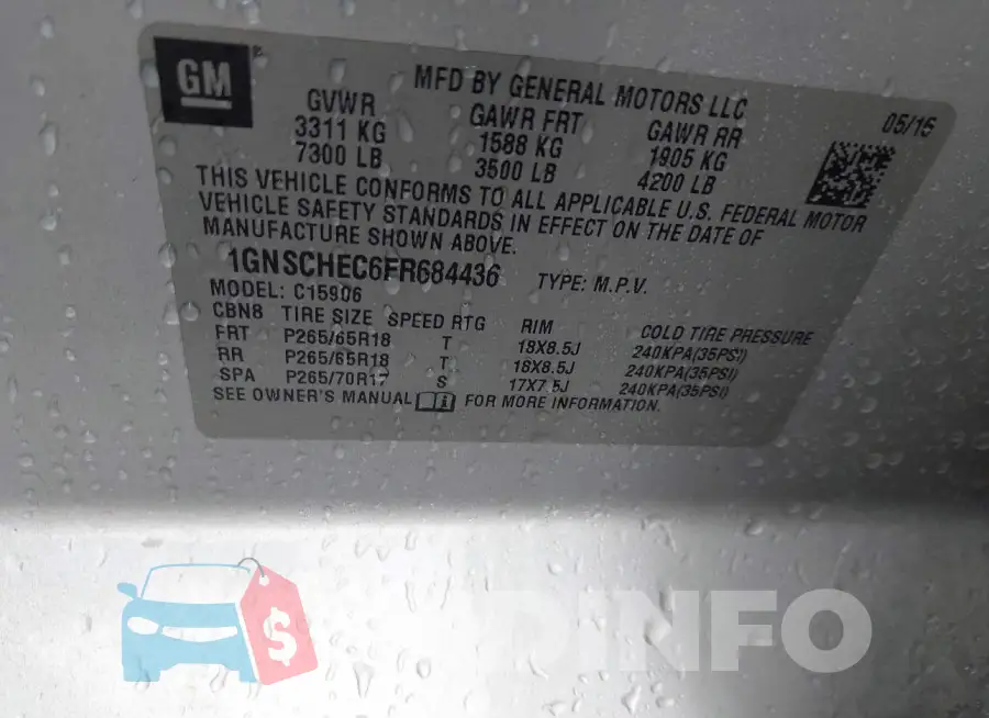 1GNSCHEC6FR684436 Photo# 9