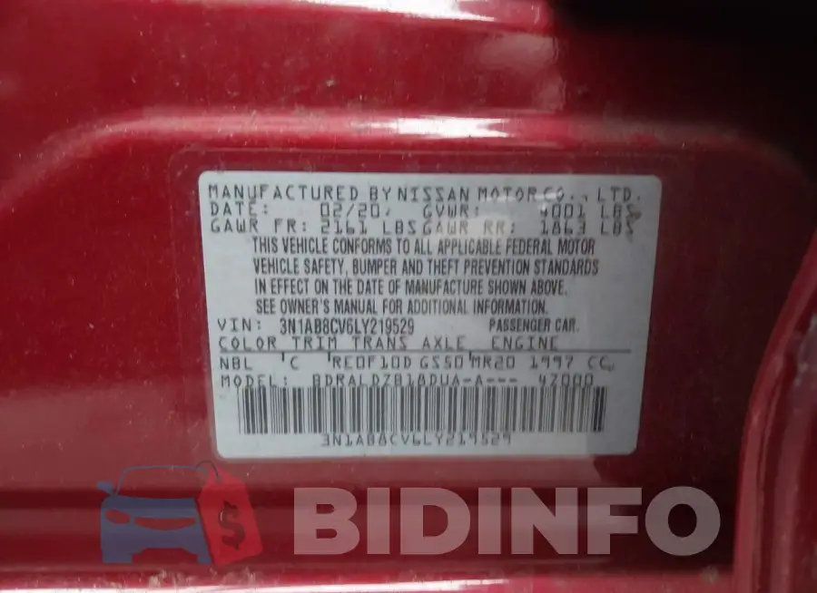 3N1AB8CV6LY219529 Photo# 9