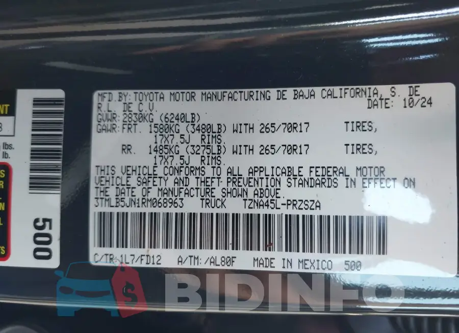 3TMLB5JN1RM068963 Photo# 9