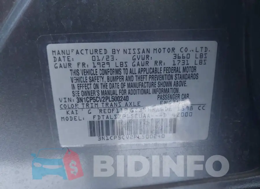3N1CP5CV2PL500240 Photo# 9