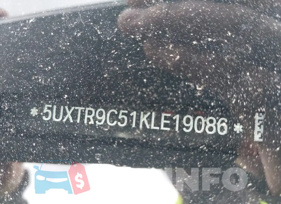 5UXTR9C51KLE19086 Photo# 9