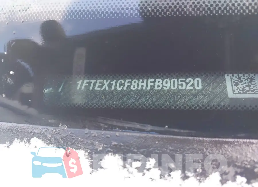 1FTEX1CF8HFB90520 Photo# 9