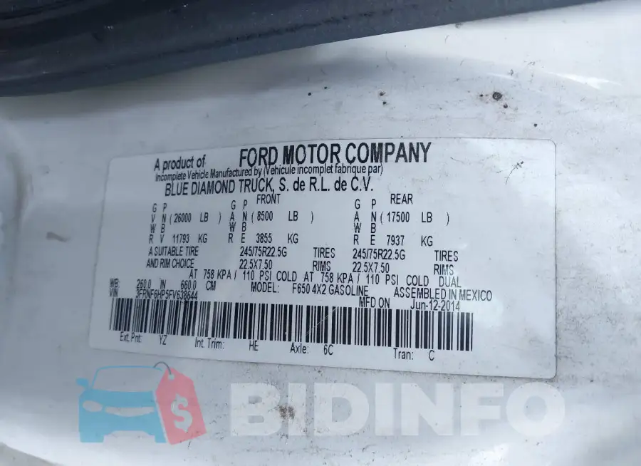 3FRNF6HP5FV638644 Photo# 9