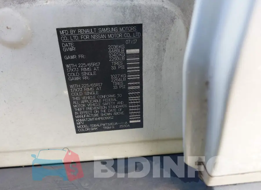 KNMAT2MTXHP609952 Photo# 9