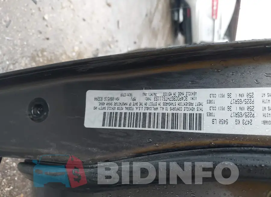 3C4PDCBG7HT511153 Photo# 9