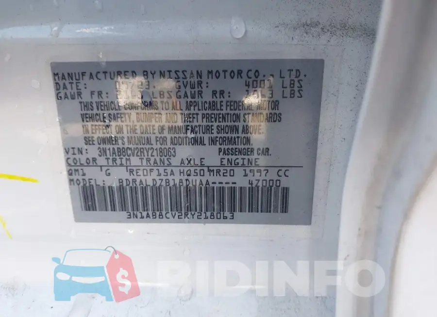 3N1AB8CV2RY218063 Photo# 9