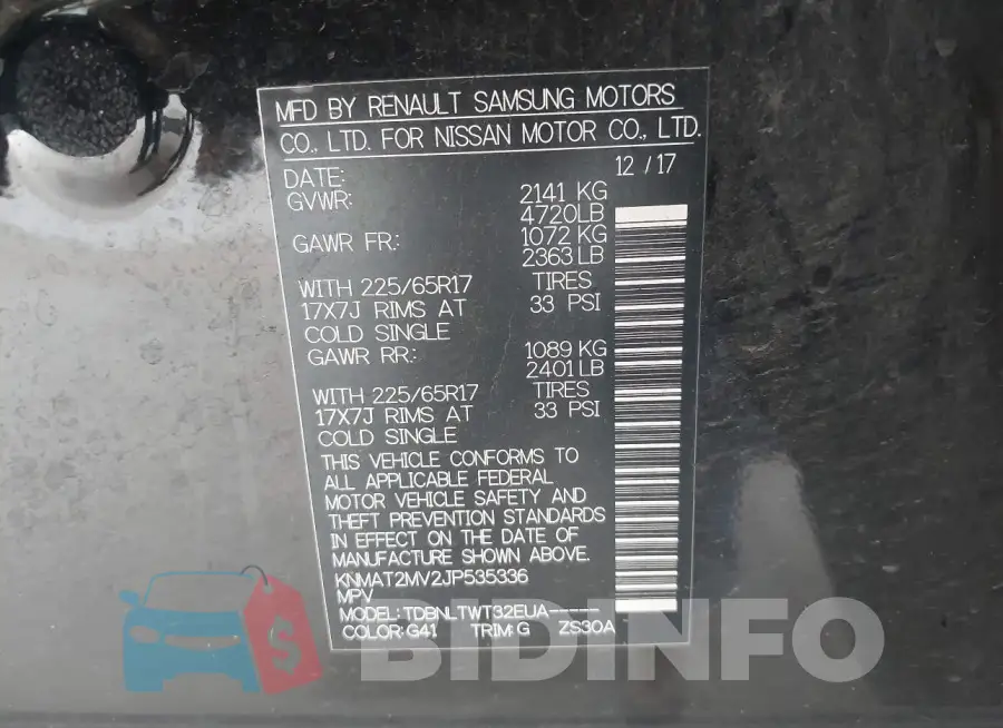 KNMAT2MV2JP535336 Photo# 9
