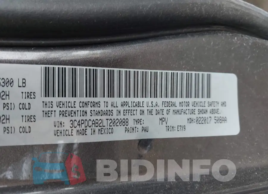 3C4PDCAB2LT202088 Photo# 9